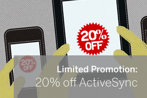 20% off ActiveSync