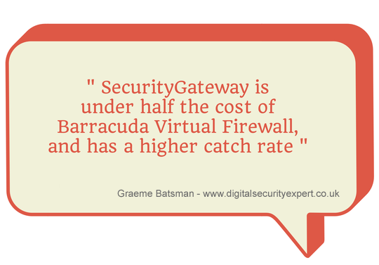 SecurityGateway quote from Graeme Batsman