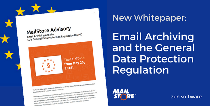 MailStore Email Archiving and GDPR