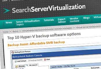 SearchServerVirtualisation screenshot