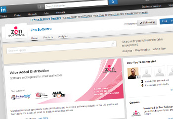 Zen Software's LinkedIn page