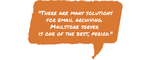 MailStore review quote