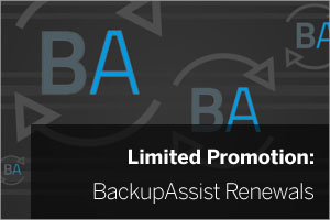 BackupAssist renewal promotion