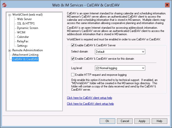 MDaemon CardDAV Feature