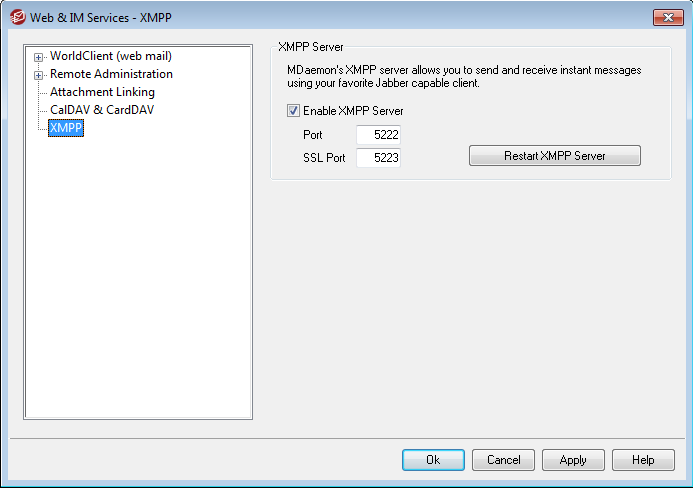 Third Party XMPP Client Support