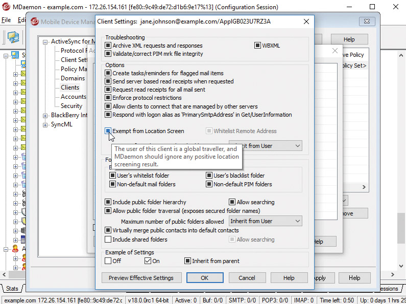 Retrospectively scan mailbox for viruses