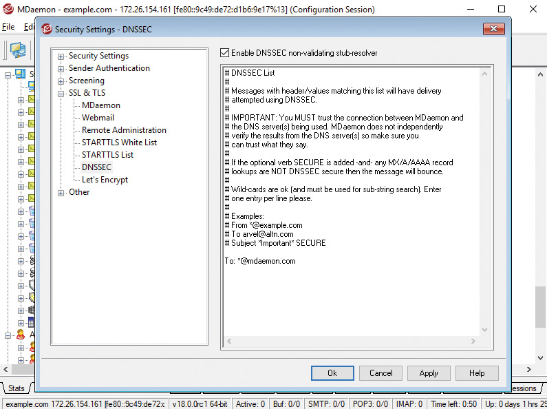 DNS attack protection (DNSSEC)